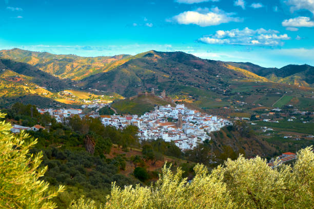 view to Alora stock photo