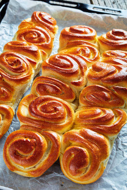 istock freshly baked Pull Apart Buns, Homemade Yeast Rolls 1147595272
