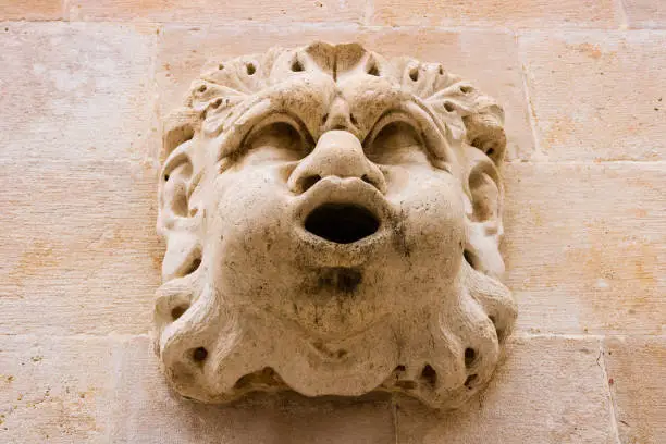 Photo of Sculptural wall decoration in Dubrovnik, Croatia