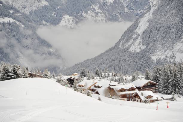 istock Courchevel village in winter 1147606283