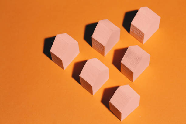 istock Group of makeup sponges on orange background. 1147610700