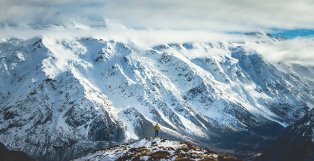 istock Hiker in Aoraki/ Mount Cook 1147612362