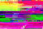 Abstract glitch background