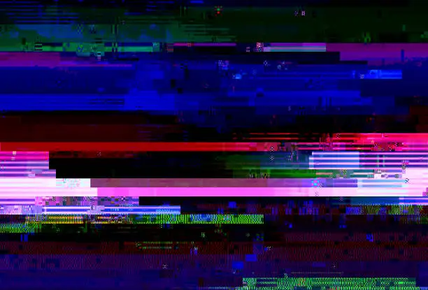 Photo of Abstract glitch background