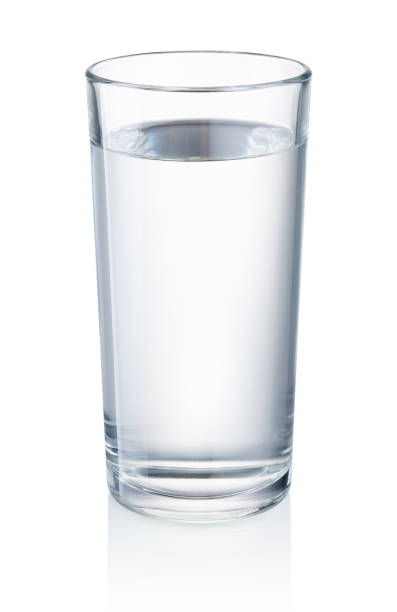 istock Glass of drinking water isolated on a white background 1147615680