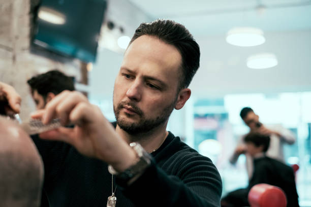 istock English style barber shop action 1147619124