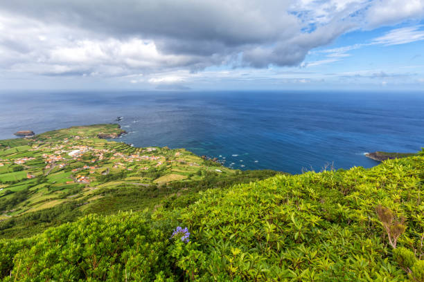 istock Wide angle view of Ponta Delgada 1147628423