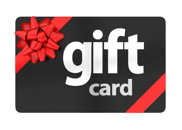 Photo of Gift Card Isolated