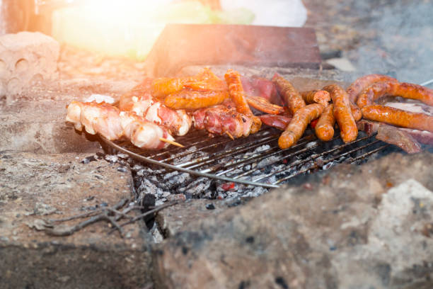 istock Meat on the grill 1147631645