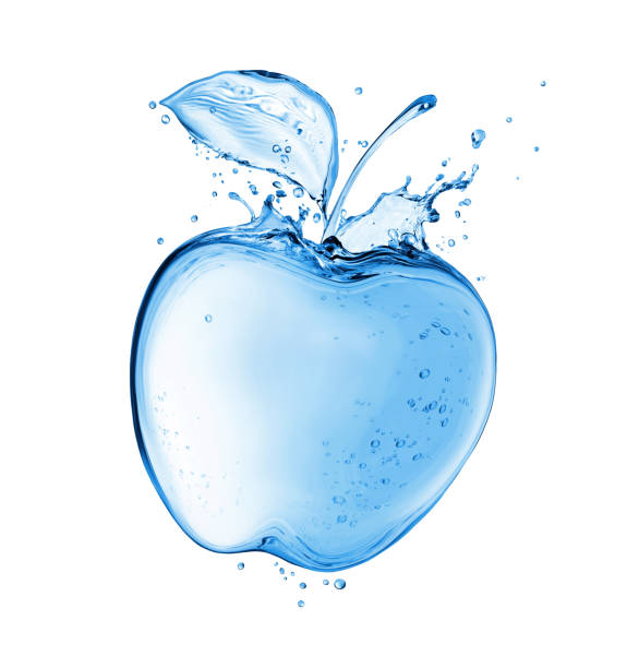 Water apple on white background, isolated