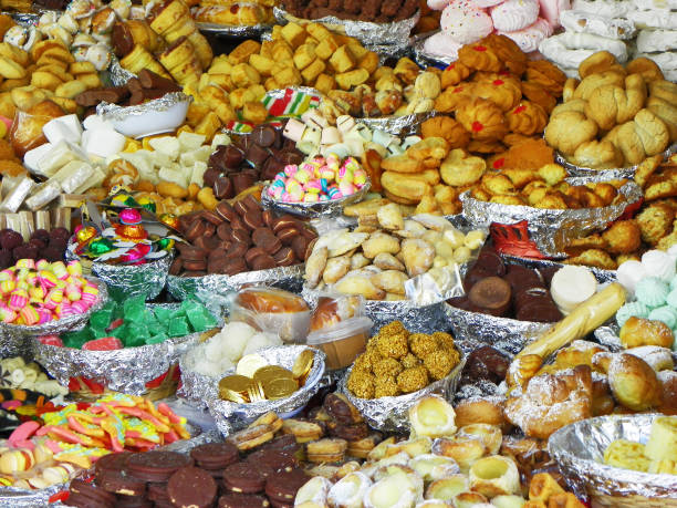 istock Traditional sweets at Corpus Christi celebration, Ecuador 1147635657