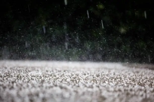 Photo of Bouncing Rain and Hail