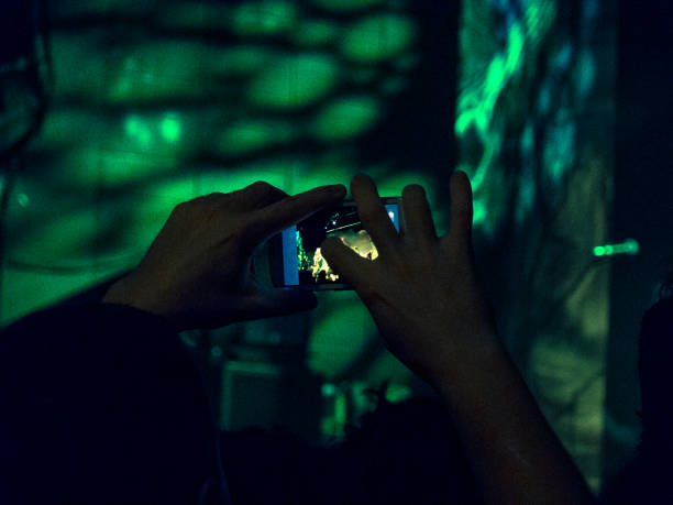 istock Filming concert on smart phone 1147644209