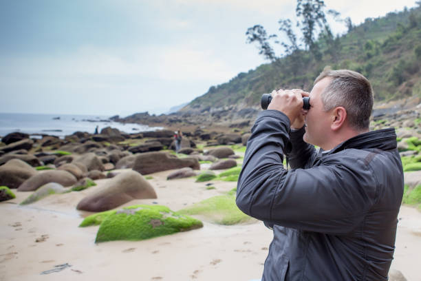 istock Family on Winter Beach 1147645391