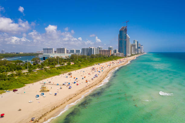 istock Aerial Miami Beach summer vibes coastline 1147656409
