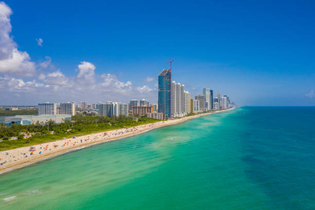 istock Aerial Miami Beach summer vibes coastline 1147656517