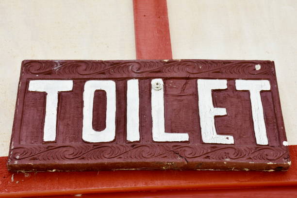 istock Toilet Sign in Maori Building 1147667942