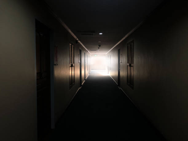 istock light from the window of hotel corridor 1147675648