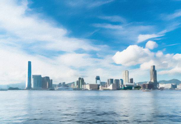 Central District - Hong Kong, China - East Asia, Hong Kong, Victoria Harbour - Hong Kong, Architecture