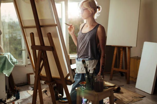 istock Beautiful day in an art studio 1147676959