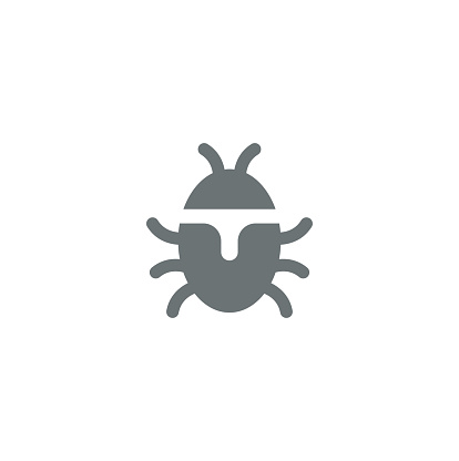 Bug icon,vector illustration.
EPS 10.