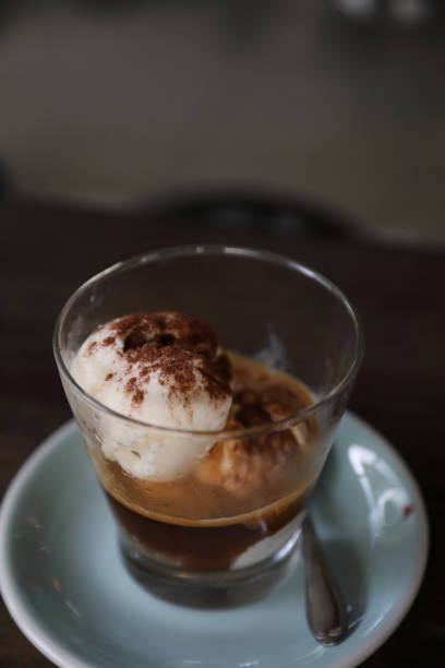 istock Affogato coffee with ice cream 1147683655