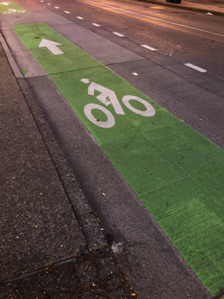 istock Bike lane 1147686190