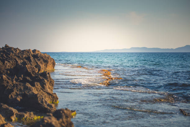 Rocky coastline o f Peloponnese
