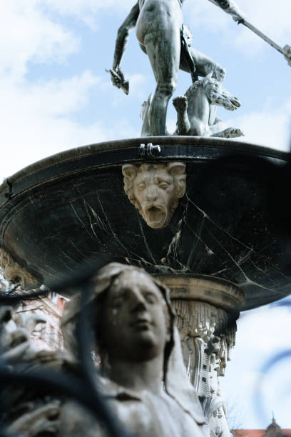 istock Neptune Fountain in Polish Gdansk 1147709430