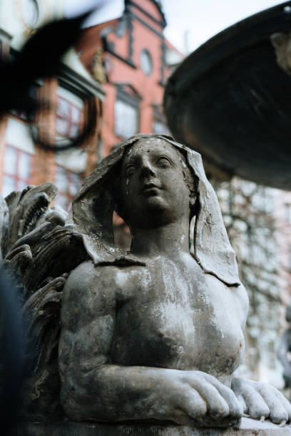 istock Neptune Fountain in Polish Gdansk 1147709506