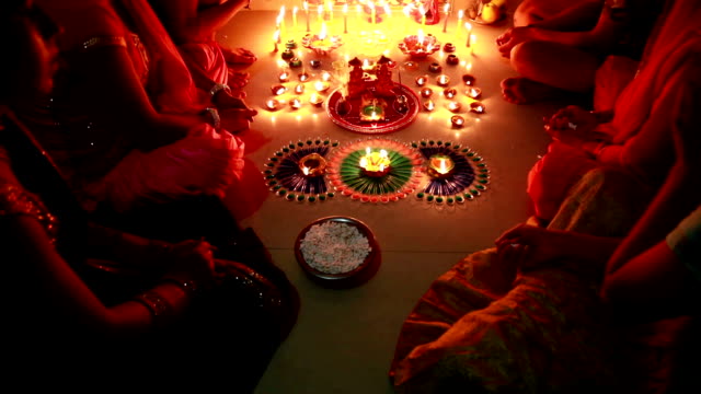Dolly shot, Navratri or Diwali festival, India