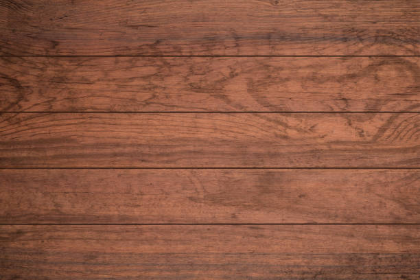 texture of dark wood plank can be use for background. - hardwood old in a row pattern imagens e fotografias de stock