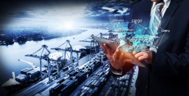 istock Smart technology concept with global logistics partnership Industrial Container Cargo freight ship, internet of things Concept of fast or instant shipping, Online goods orders worldwide 1147715063