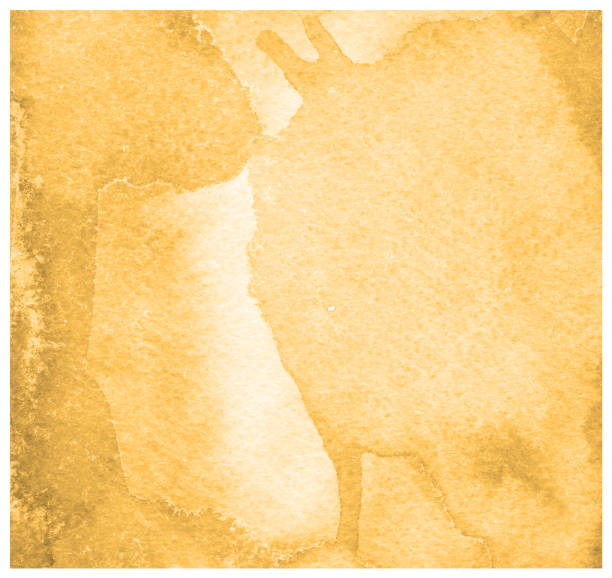 istock Russet Orange watercolor painted on paper background texture 1147715772