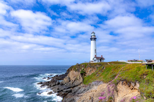 istock pigeon point lighthouse at highway no 1 in California 1147715802