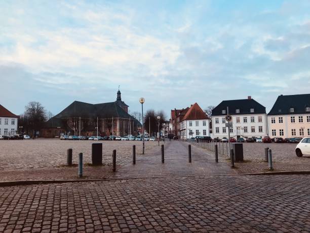 istock The square in the small European town 1147718042