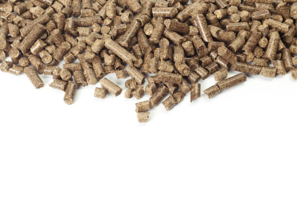 istock Energy. Pellets on the table 1147720511
