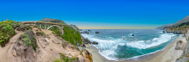 scenic beach landscape   at Carmel