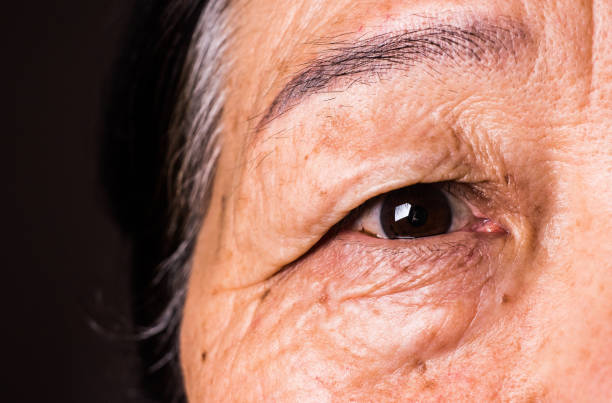 istock Close-up of senior woman's eye 1147722973