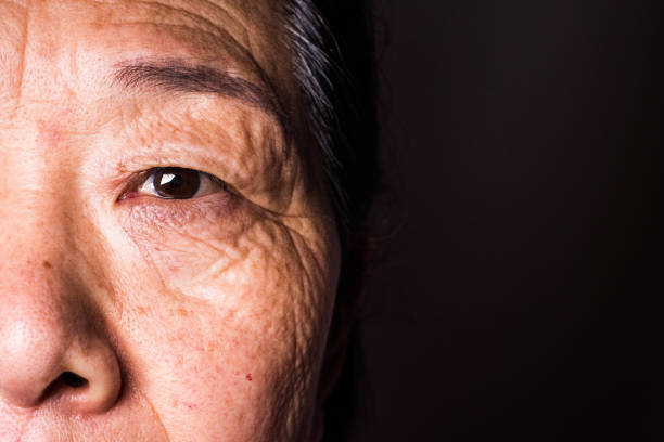 istock Close-up of senior woman's eye 1147723976