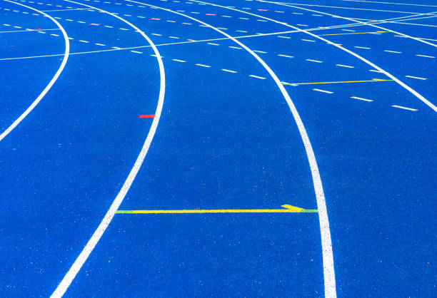 istock Close-Up Of Running Track 1147724538