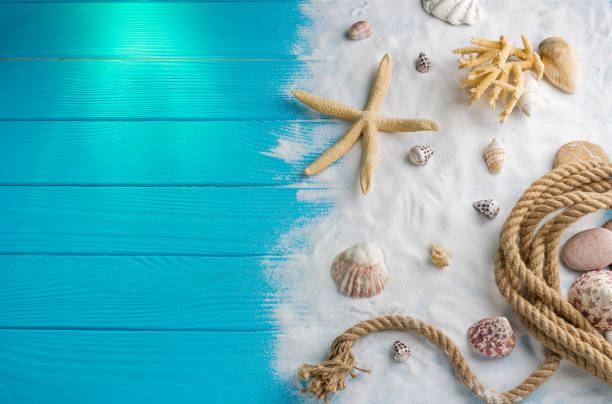 istock Summer sea journey background 1147727197