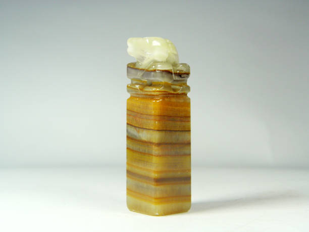 istock Beautifully carved Chinese stone seal 1147728834