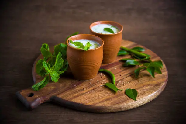 Photo of Spiced buttermilk, Indian traditional summer drink