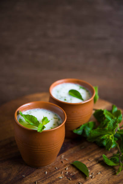 istock Spiced buttermilk, Indian traditional summer drink 1147733937