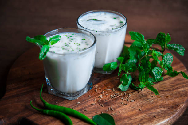 istock Spiced buttermilk, Indian traditional summer drink 1147733993