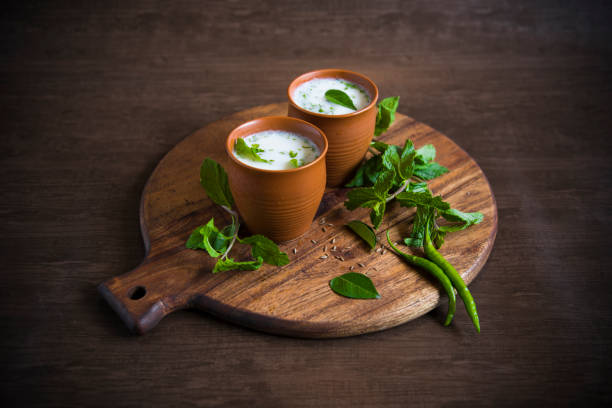 istock Spiced buttermilk, Indian traditional summer drink 1147734015