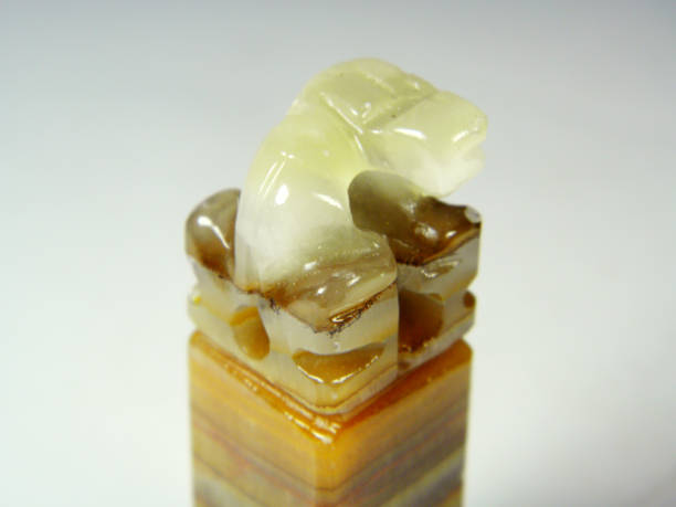 istock Beautifully carved Chinese stone seal 1147734578