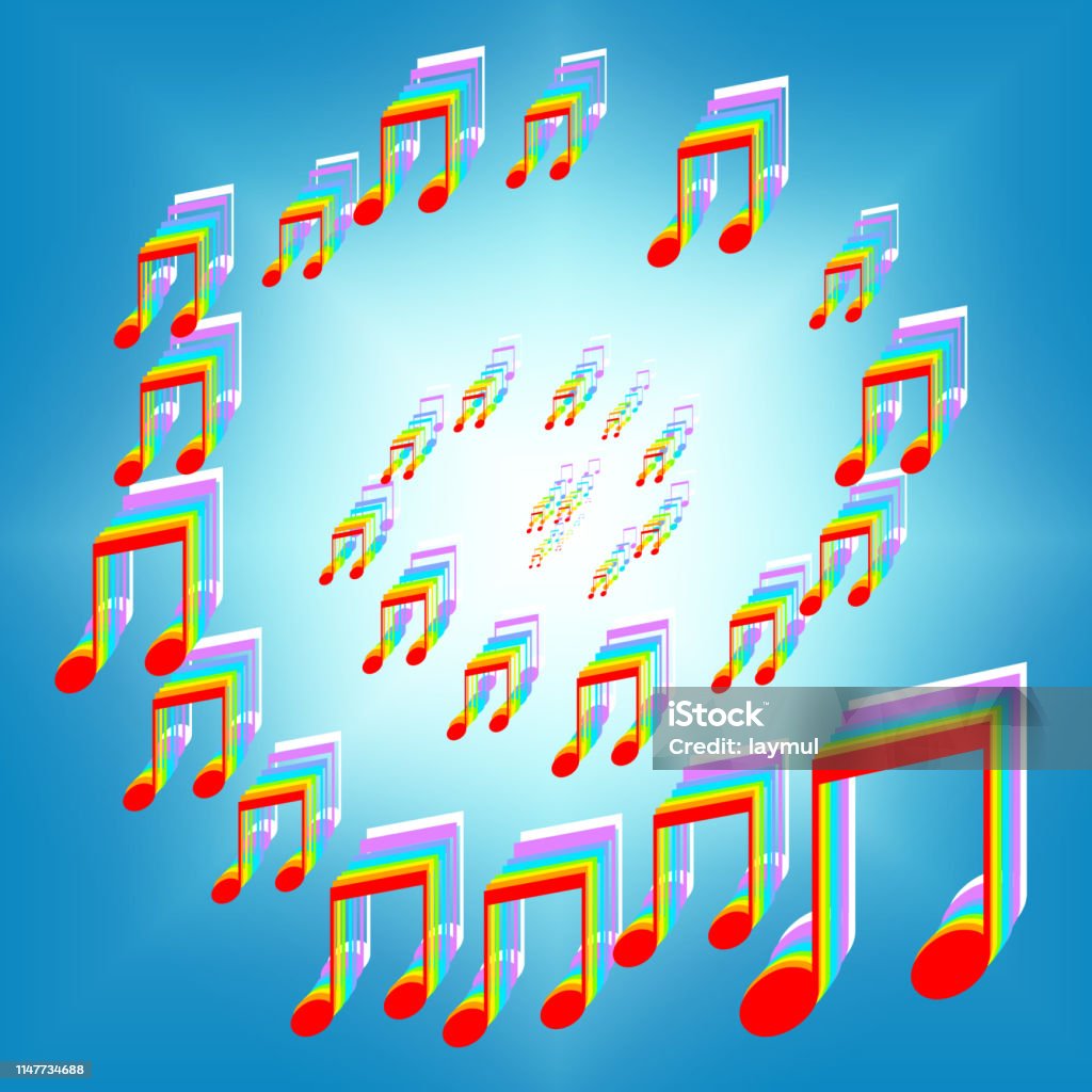 Note Game Background Note Background Stock Illustration - Download Image Now - Abstract ...