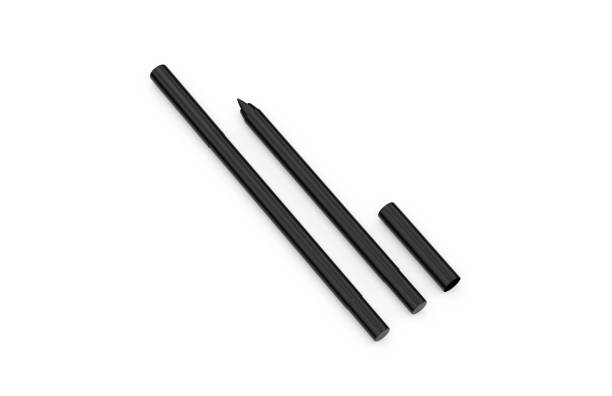 istock Kohl eye liner mockup on isolated white background, ready for your design presentation, 3d illustration 1147736234